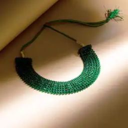 Crystal Beaded Adjustable Choker Necklace-image-79