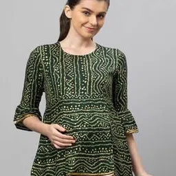 Bandhani Printed Top with Gota Patti Work-picture-15