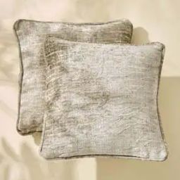 Set of 2 Corsica Brick Cushion Covers 16" x 16"-17