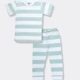 Infants Striped Cotton Round-Neck T-Shirt & Pants Set-picture-30