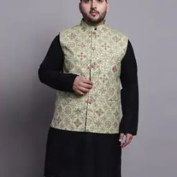 Jaipuri Printed Nehru Jacket-49