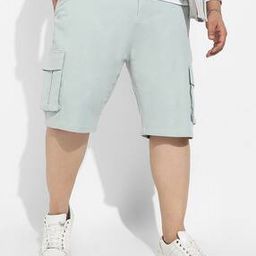 Flat-Front Cargo Shorts-image-8