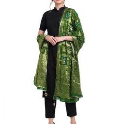 Floral Pattern Woven Dupatta-image-68