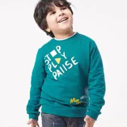 ed-a-mamma Sustainable Typographic Print Crew-Neck Sweatshirt-picture-13