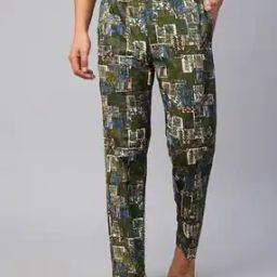 Printed Pyjamas with Elasticated Waist-image-91