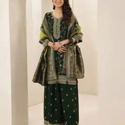 libas art Women Embroidery Straight Kurta Set-picture-1