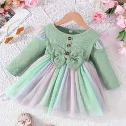 Girls Tie and Dye A-line Dress-image-2
