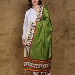 Women Tribal Dupatta with Contrast Border-picture-46