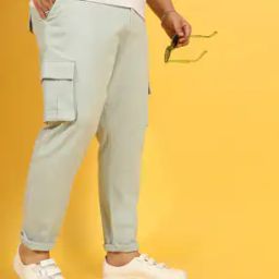 Straight Fit Flat-Front Cargo Pants-image-56