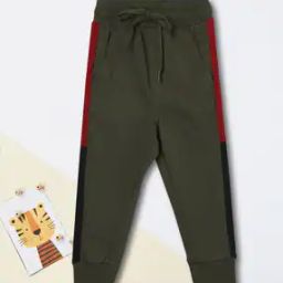 Boy Colourblock Joggers with Elasticated Waist-picture-9