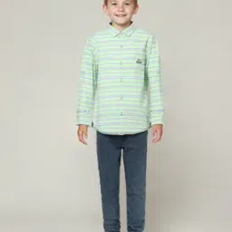 Boys Striped Regular Fit Shirt-image-72