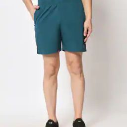 Elasticated Shorts with Contrast Taping-image-25