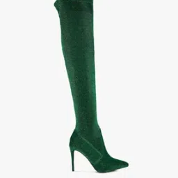 Knitted Knee-Length Boots-image-12