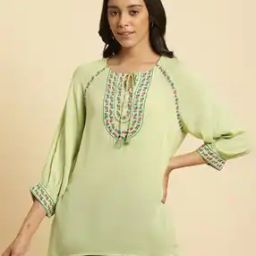 Women Embroidered Regular Fit Top-image-58