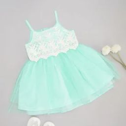 Embroidered Round-Neck Fit & Flare Dress-picture-29