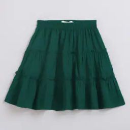 Girls Tiered Skirt with Elasticated Waistband -picture-31