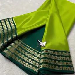 Women Mysore Silk Saree With Blouse-image-87