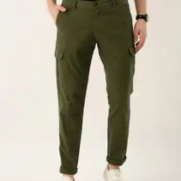 Flat Front Slim Fit Cargo Pants-image-66