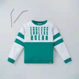 Sustainable Typographic Print Crew-Neck Sweatshirt-image-17