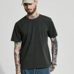 Men Slim Fit Crew-Neck T-Shirt-picture-17