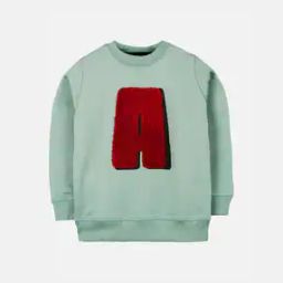 cherry crumble by nitt hyman Typographic Pattern Crew-Neck Sweatshirt-picture-4