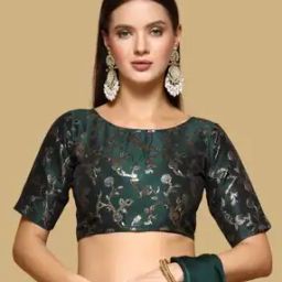 Women Embellished Back Open Blouse -picture-26