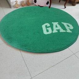 Typographic Print Round Bath Mat-image-24