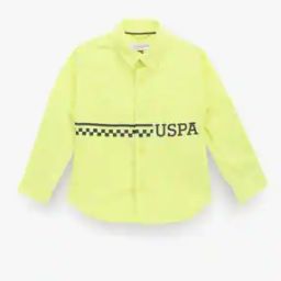Boys Brand Print Regular Fit Shirt-image-91