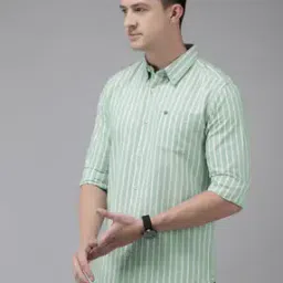 Striped Patch-Pocket Shirt-image-29