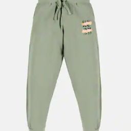 Boys Logo Print Full-length Trackpants-42