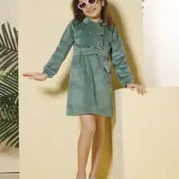  Girls Stripes A-line Dress-image-91