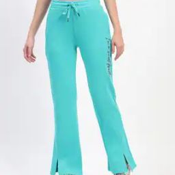 Women Typographic Track Pants-image-3