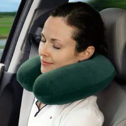 pumpum Ultra Soft Memory Foam Travel Pillow image 1