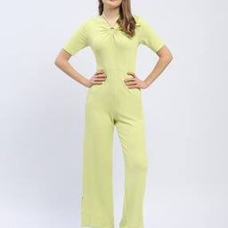 Women Ribbed Jumpsuit with Insert Pockets-picture-41