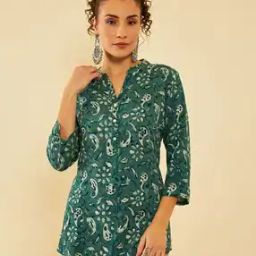 Women Paisley Print A-Line Tunic-image-90
