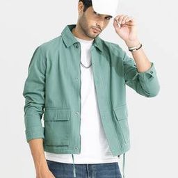 Overshirt with Flap Pockets-image-5