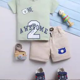 Boys Cotton Shorts and T-shirt Set -image-5