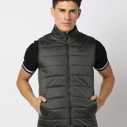 Zip-Front Padded Gilet-image-28