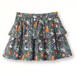 Floral Print Flared Skirt-picture-31