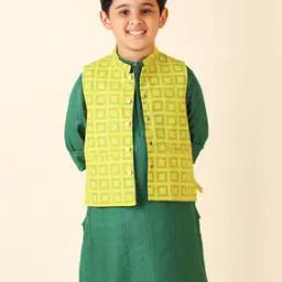 Printed Mandarin-Collar Jacket-image-31