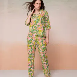 banno's swagger Women Woven Shirt & Pyjamas Set-picture-24