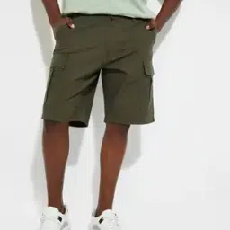 Men Regular Fit Cargo Shorts-picture-29