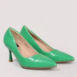 Croc Embossed Pointed-Toe Pumps-image-68