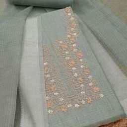 Women Embroidered 3-Piece Unstitch Dress Material-image-55