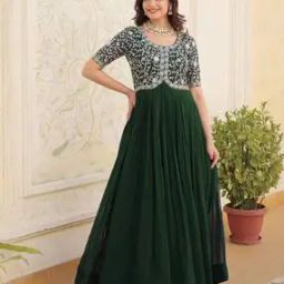 Women Embroidered Gown Dress-image-59
