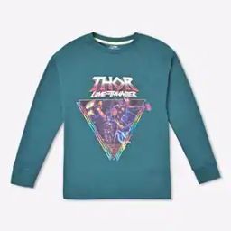 Thor Print Pure Cotton T-Shirt-image-84
