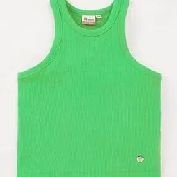 ed-a-mamma Girls Sustainable Ribbed Singlet-picture-33