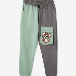 the souled store Boys Graphic Print Joggers with Insert Pockets image 1