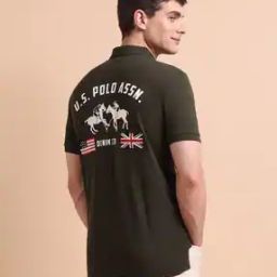 Men Logo Print Slim Fit Crew-Neck T-shirt-picture-16