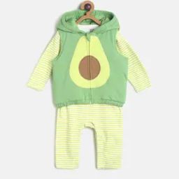Striped Sleepsuit & Hoodie Set-picture-37